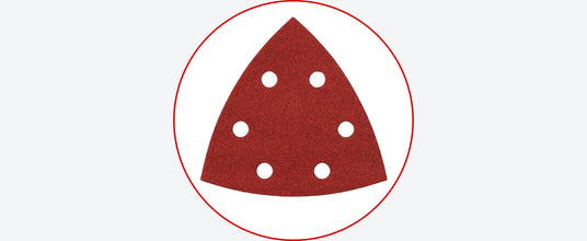 Lot de triangles abrasifs