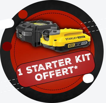 2 machines STANLEY FATMAX achetées = 1 Starter Kit OFFERT