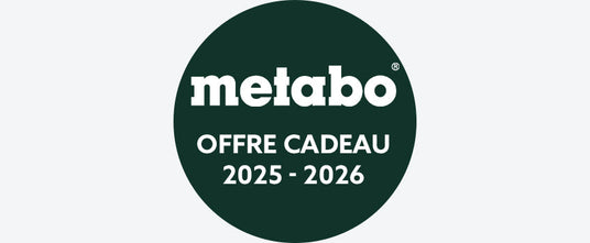 Offre Cadeau METABO jusqu'au 31/03/2026