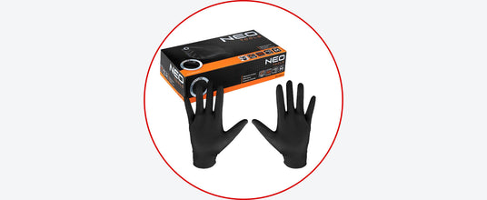 Gants milieu huileux