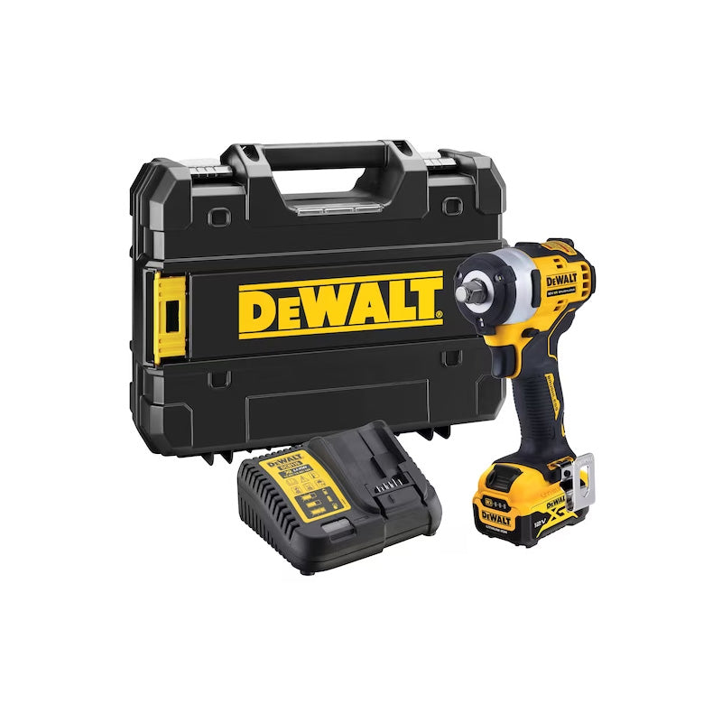 Boulonneuse à chocs ½” 339 Nm 12V DEWALT DCF901P1T-QW avec coffret et 1 batterie 5,0 Ah