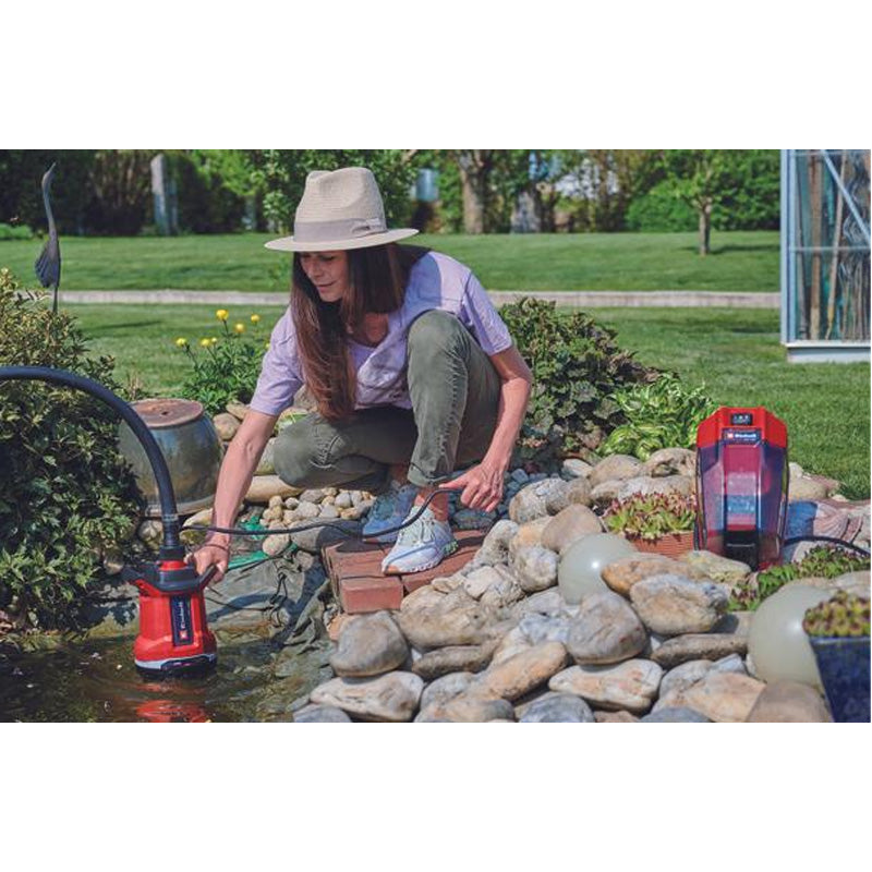 Pompe pour eaux chargées sans fil EINHELL 4181580 GE-DP 18/25 Li-Solo Power X-Change (produit seul)