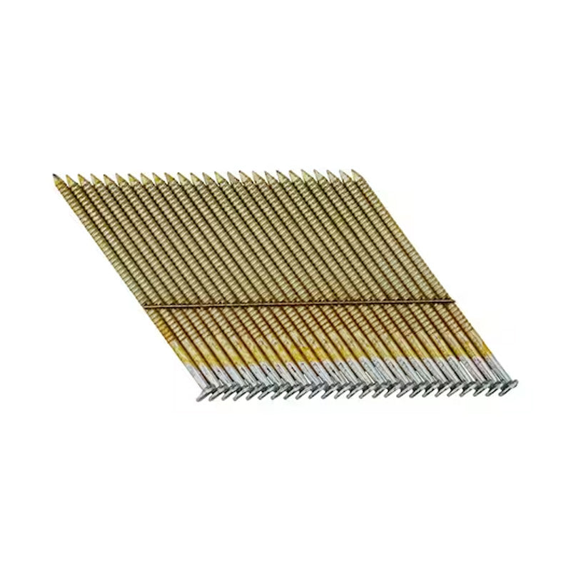 Pointes en bande métal DEWALT DNW28R50G12E 34° crantées éléctro-zinguées 2.8x50mm