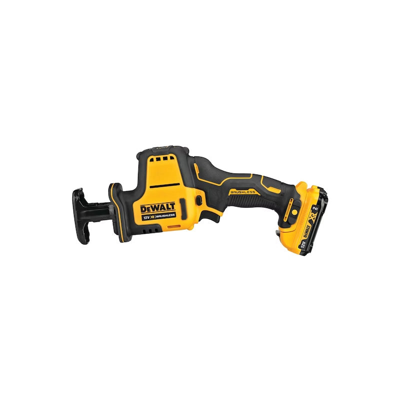 Scie sabre compacte 12V DEWALT DCS312D2-QW Brushless avec coffret et 2 batteries 2,0 Ah