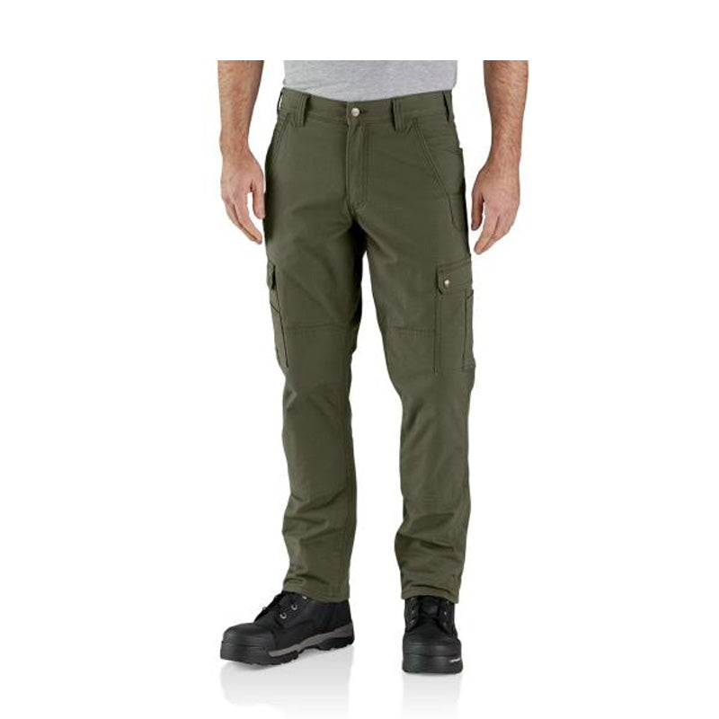 Pantalon cargo doublé polaire RIPSTOP Kaki CARHARTT 105491