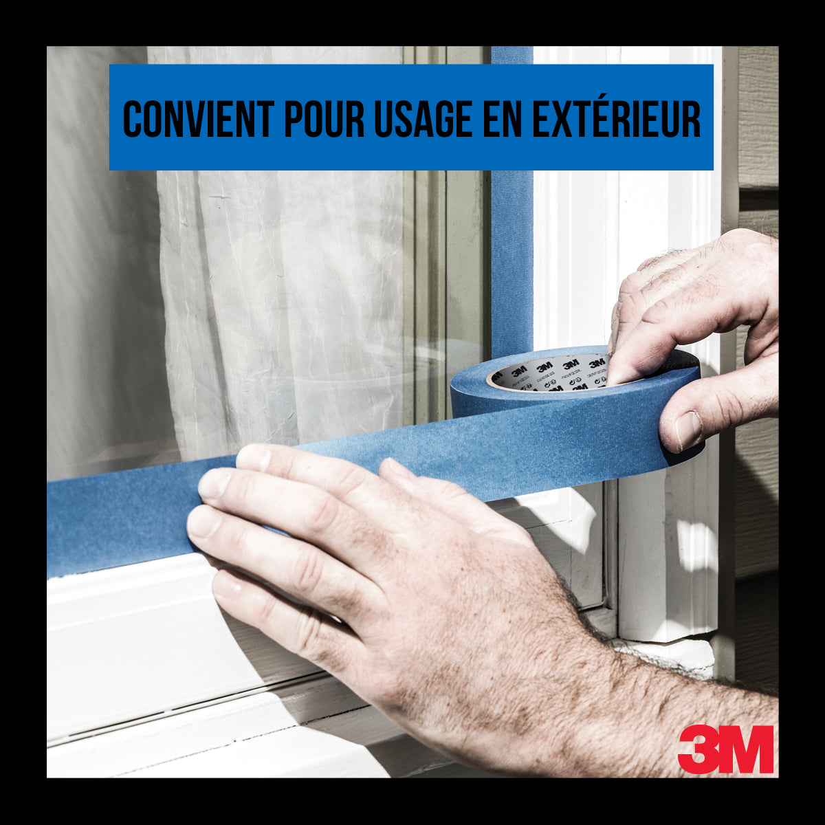 3M™ 2090 - Masquage longue durée - Multi surfaces - PEFC Bleu 50m x 24mm