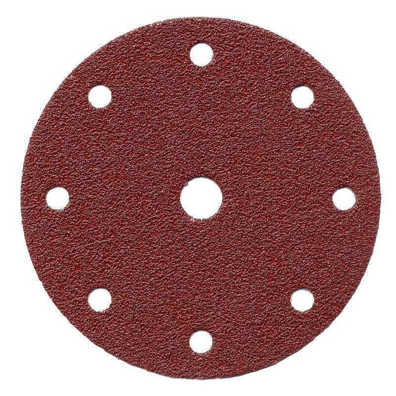 10 disques abrasifs MAKITA Ø 150mm Red (8+1 trous)