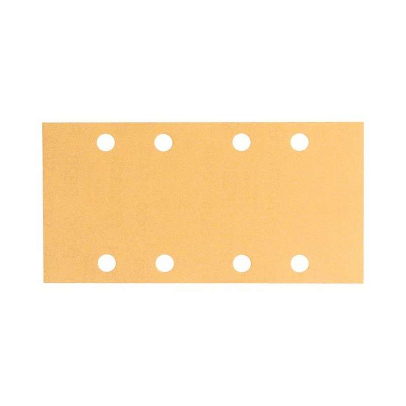 10 Feuilles abrasives C470 BOSCH pour ponceuses vibrantes 93 x 186 mm Best for Wood and Paint 8 trous