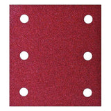 10 feuilles abrasives Makita velcro 114 x 102mm (6 trous)
