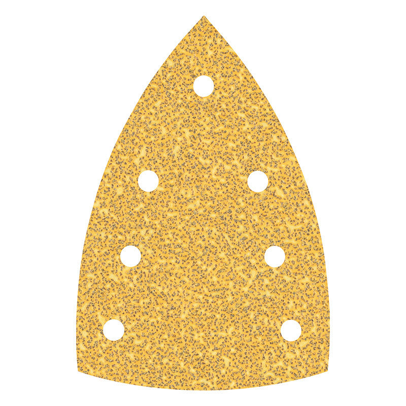 10 Feuilles triangulaires abrasives C470, 100x150 mm