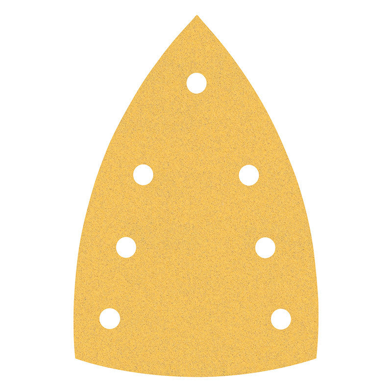 10 Feuilles triangulaires abrasives C470, 100x150 mm