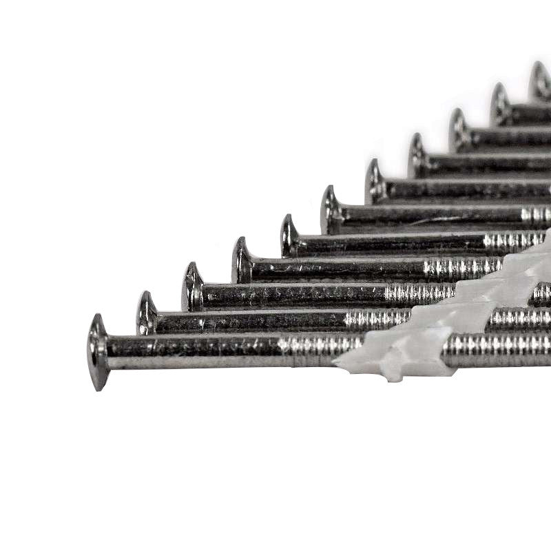 1000 Pointes en bande 50 x 2.8 mm 34° inox NORFIX NFX11411 A4 liaison plastique annelée