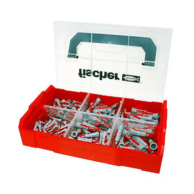 105 chevilles DUOPOWER + 105 vis en Malette L-BOXX FISCHER 536162