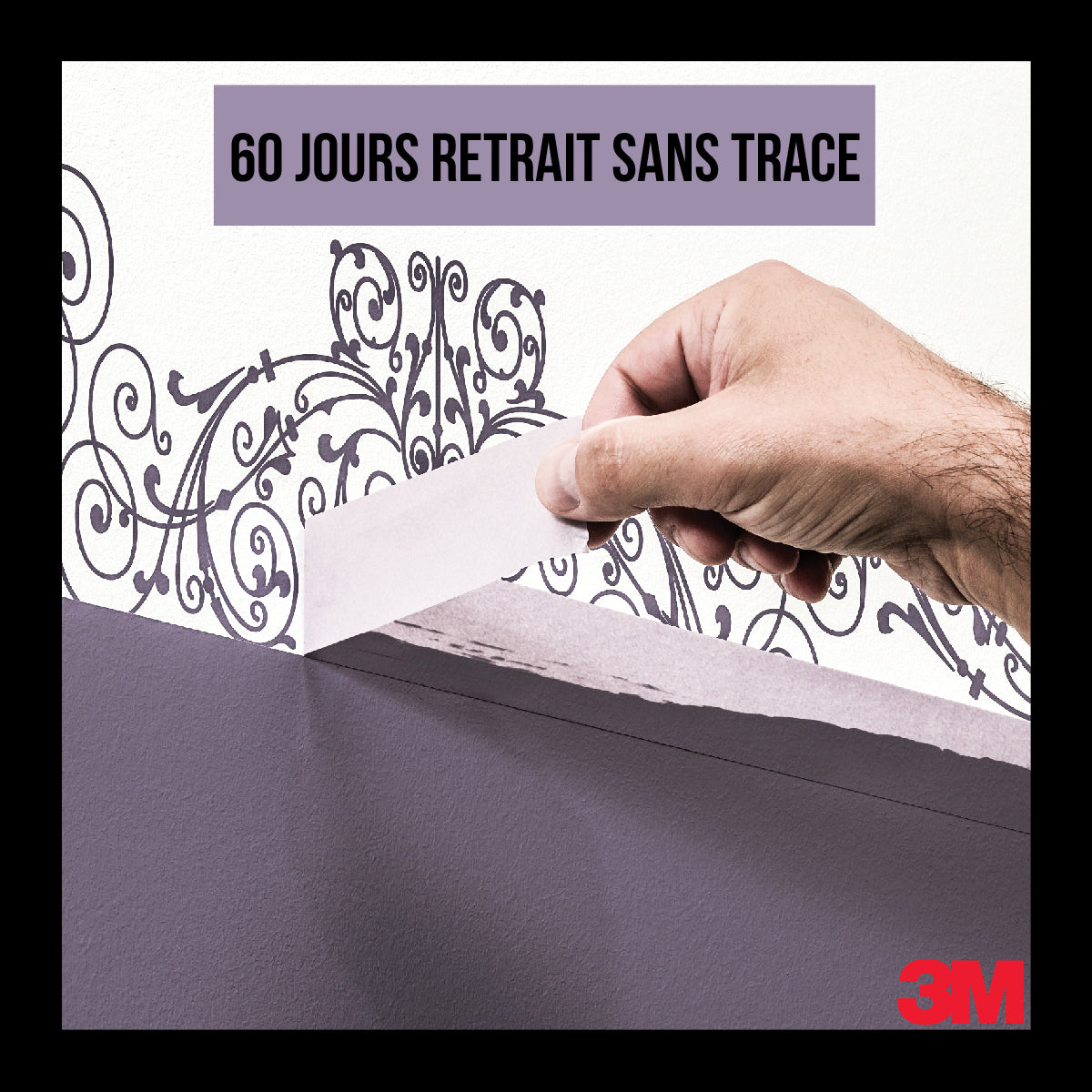 3M™ 2071 - Masquage haute précision - Surfaces délicates - PEFC Violet 50m x 24mm