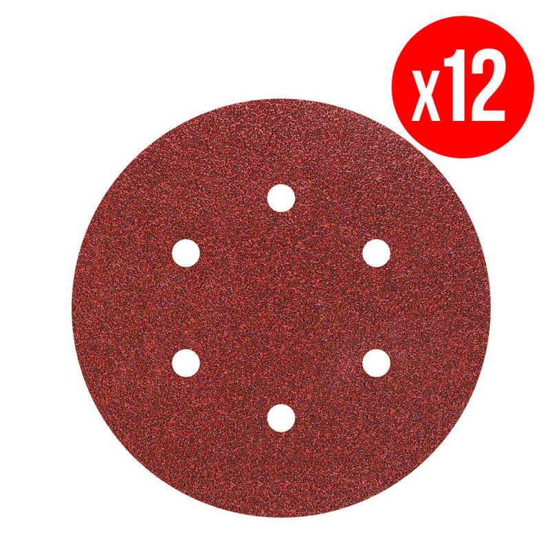 12 disques auto-agrippants WOLFCRAFT 1838000 Ø150