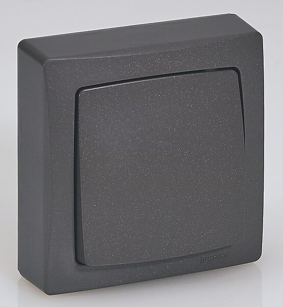 Interrupteur ou va-et-vient Appareillage saillie - Marron