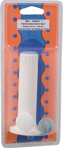 ITM-409063 - Pied de cuisine plastique blan