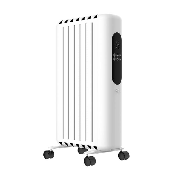 Radiateur bain d'huile 1500w blanc