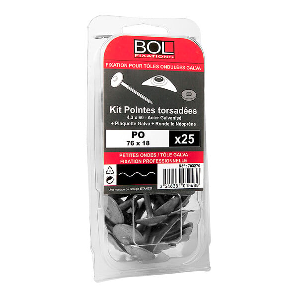ITM-703270 - Fixation de de tole galva peti