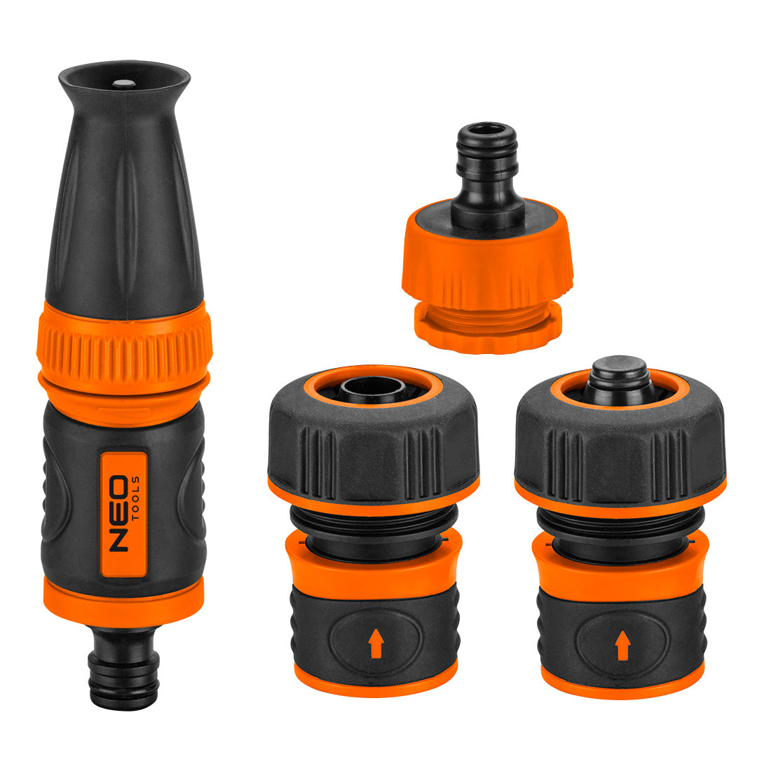 Kit 3/4" avec pulvérisateur droit, robinets et raccordement au robinet - NEO TOOLS