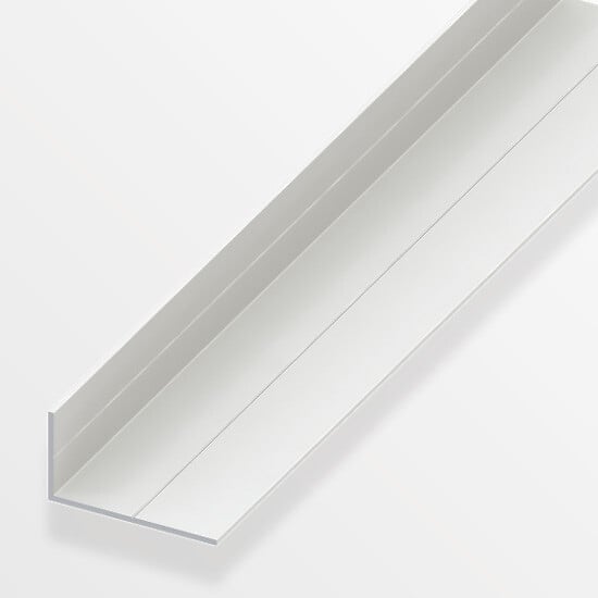 21688 - Cornière inégale PVC blanc 1