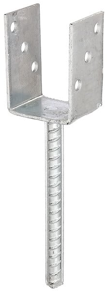 214265 - Ancre de poteau U galvanisée