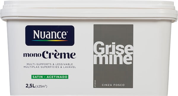 3505391056867 - Peinture MonoCrème - Grise mi