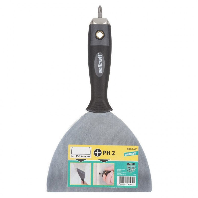 Spatule large Pro poignée bi.+ Embout - WOLFCRAFT - 4047000