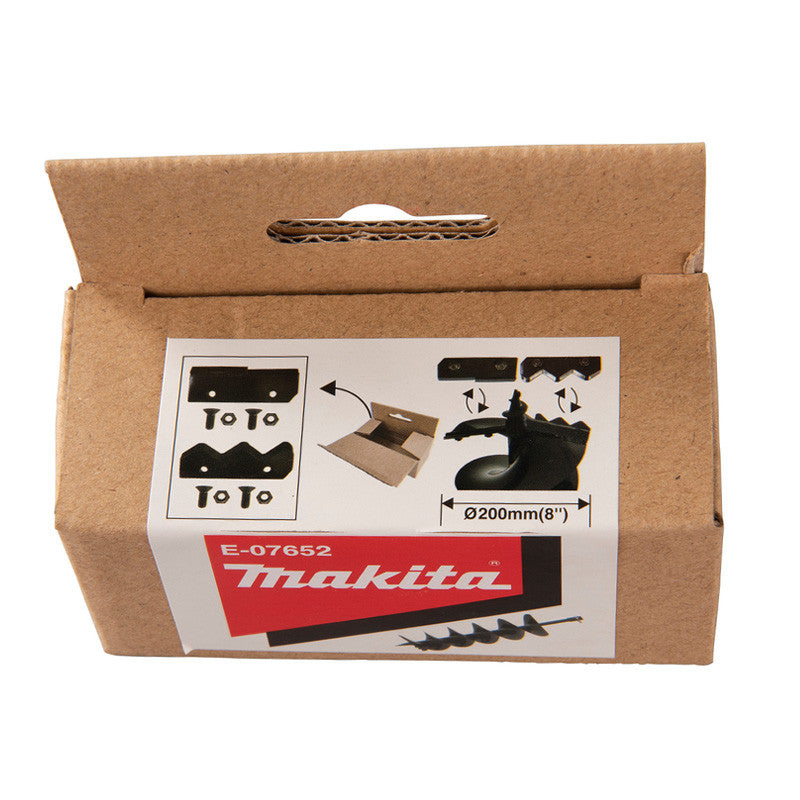 2 lames interchangeables pour tarière MAKITA E-07652 Ø200mm