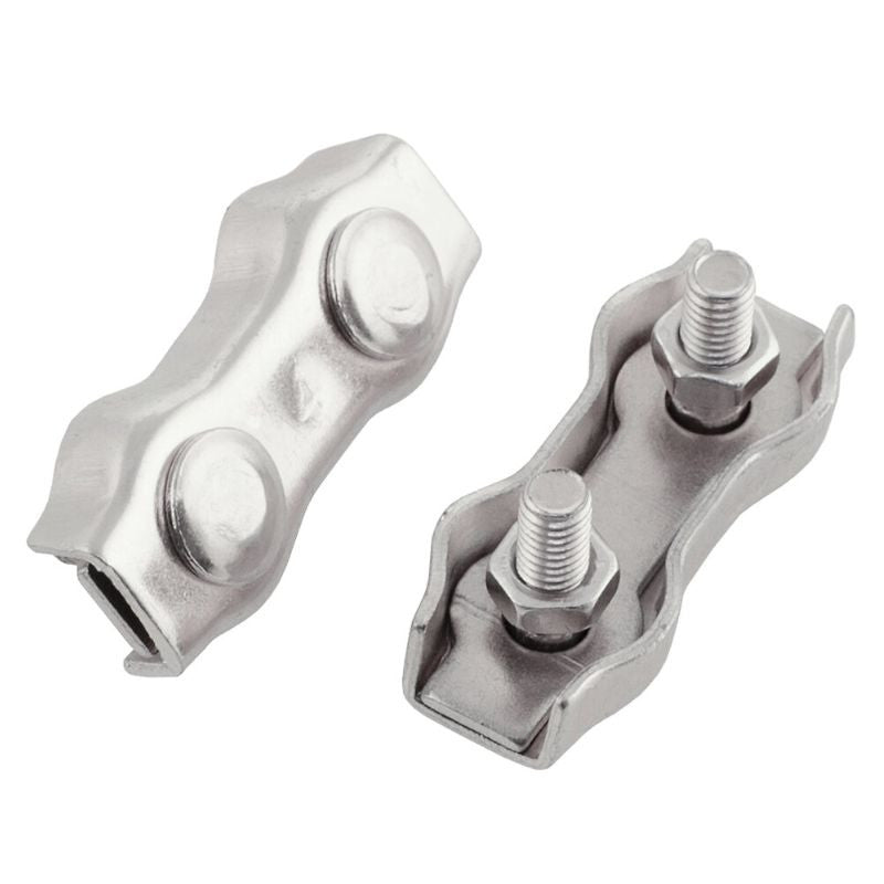 2 serres-câble Duplex SUKI 5060245 - En inox A4 - 3mm