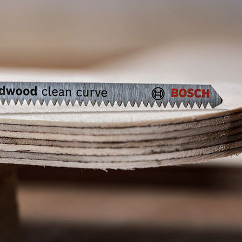 2 Lames de Scie Sauteuse BOSCH BIM Pann. laminés 83mm T101AOF