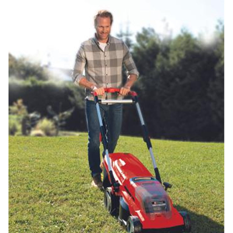 Tondeuse à gazon sans fil RASARRO 36/36 Kit Power X-Change EINHELL 3413282 avec 2 batteries 3,0 Ah et 2 chargeurs