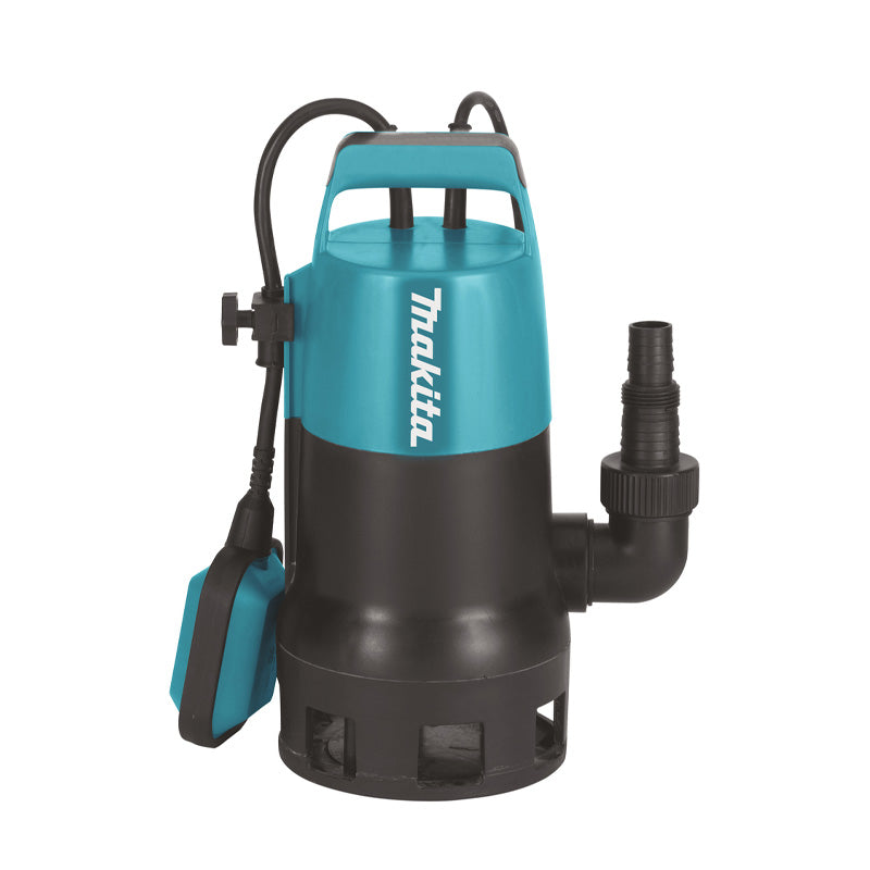 Makita Pompe Vide-Cave à Eau Claire 1100W PF1100 - Turbine Vortex Pour Liquides Chargés