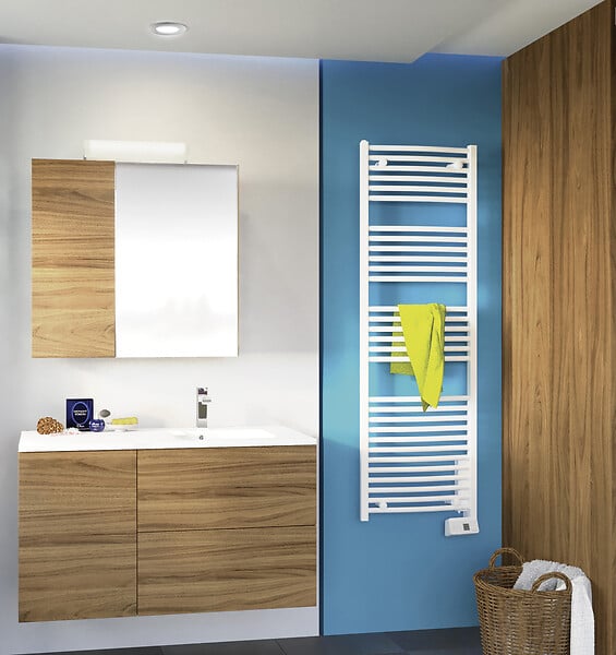 Sèche-serviettes fluide Goreli - Blanc - 750W