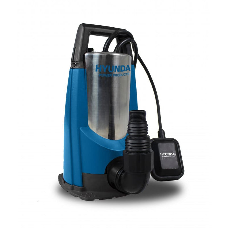 Pompe à eau électrique HYUNDAI - Vide-cave 1100 W 19500 L/h - Eaux chargées