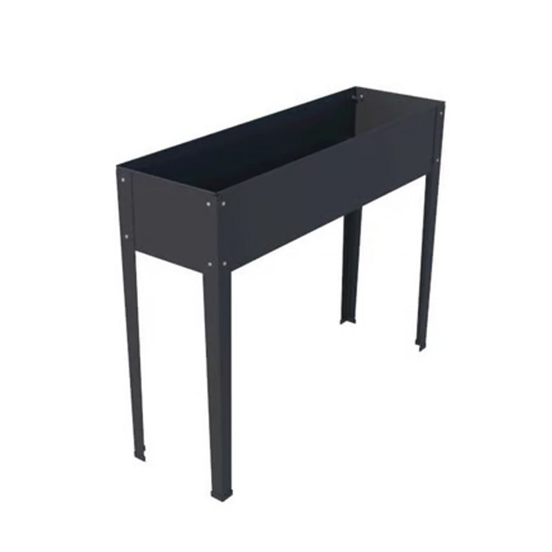 Jardinière haute Nevada - 100 x 30 x 80 cm - gris