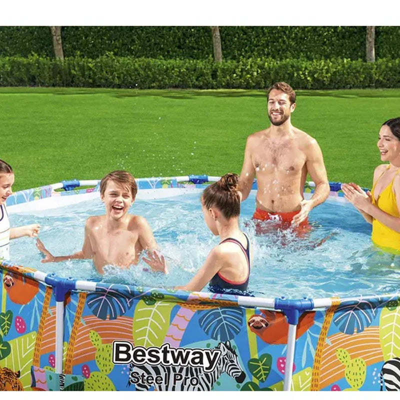 Piscine hors sol steel pro ronde - 305x66