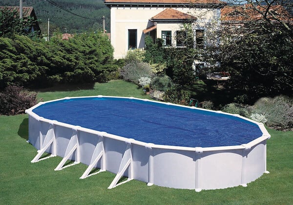 Bâche été à bulles - Ovale - 9,15x4,70m
