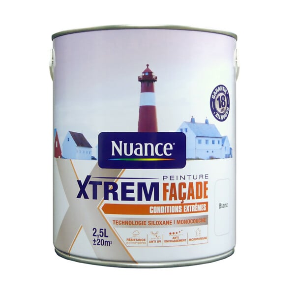 H17783-2L5 - Peinture XTREM Façade - Blanc