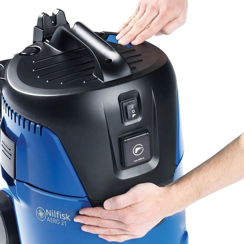 Aspirateur eau et poussière monophasé AERO 21-01 PC EU - NILFISK PRO - 107406600