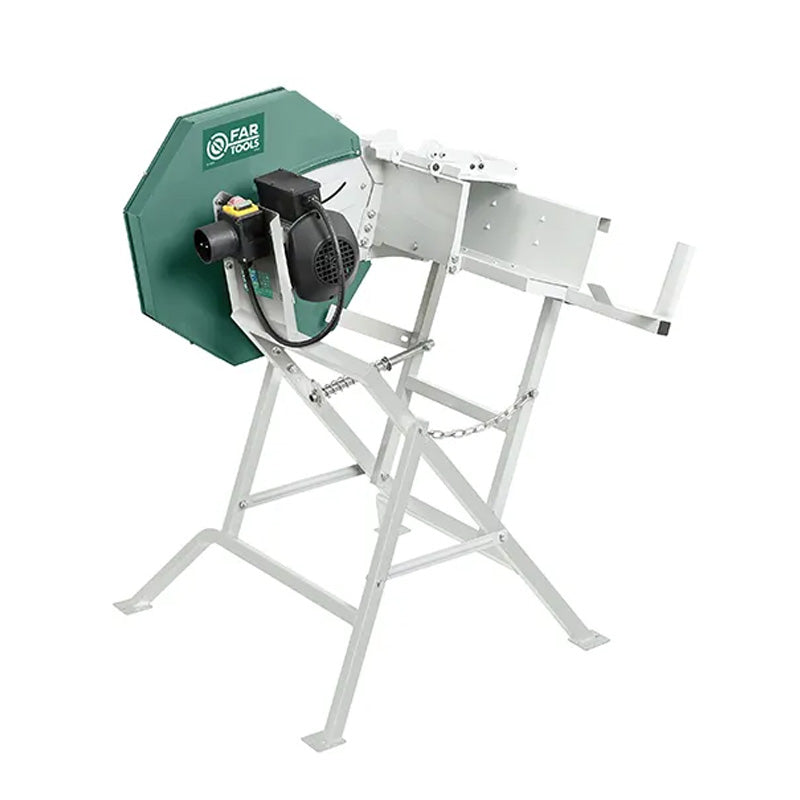 Scie à bûches 2200W FARTOOLS monophasée 230V capacité de coupe de buche 150mm