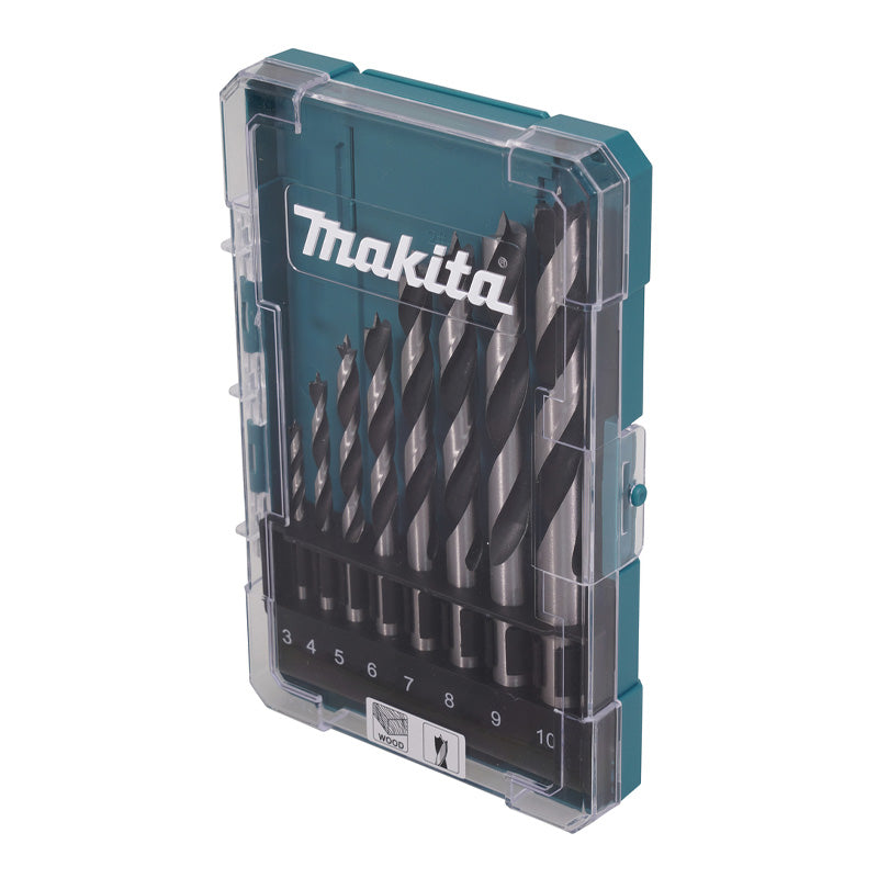 Coffret 8 mèches à bois 3 à 10 mm MAKITA D-77257