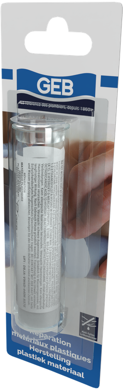 Mastic GEB spécial réparation pour plastiques 82mm