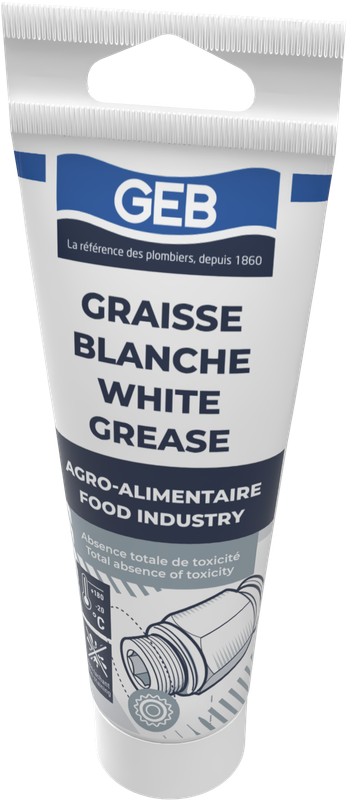 Graisse blanche GEB sans savon spécial contact alimentaire 125ml