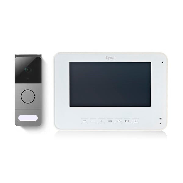 Interphone audio-vidéo infrarouge 2 fils 17.8cm DIC-24312