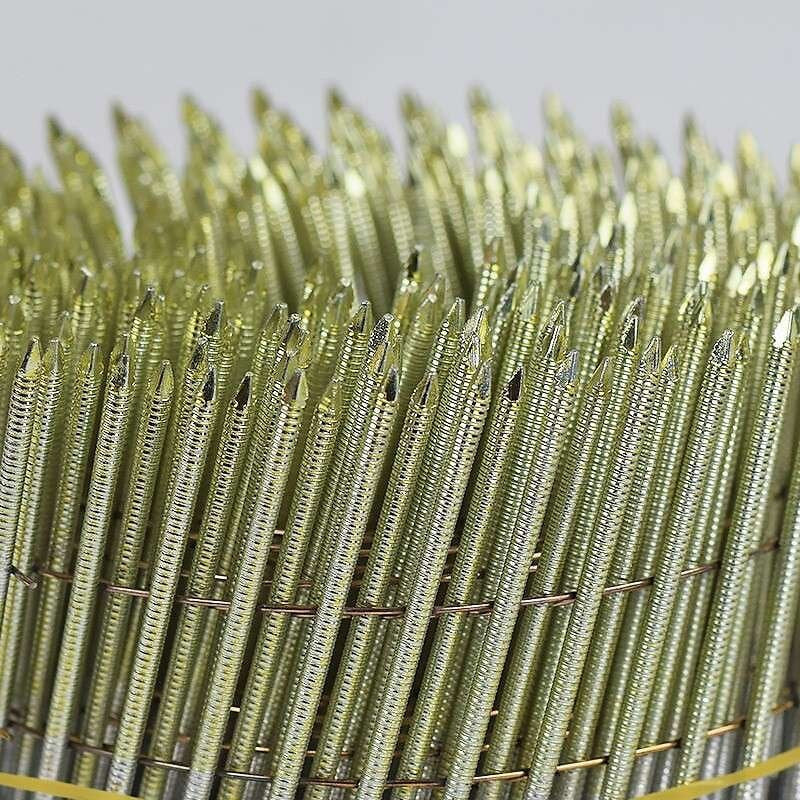 3600 Pointes en rouleau 90 x 3.1 mm 16° NORFIX NFX11387 plat zingué bichromaté 13µ annelées liaison fil cuivré