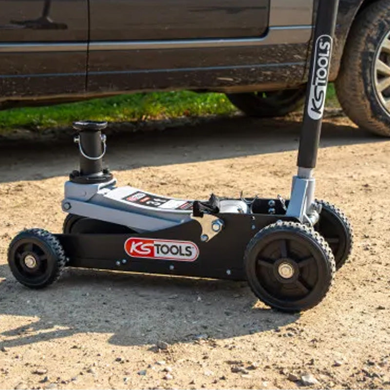 Cric hydraulique tout-terrain, 3 t  - KS TOOLS - 161.0362F