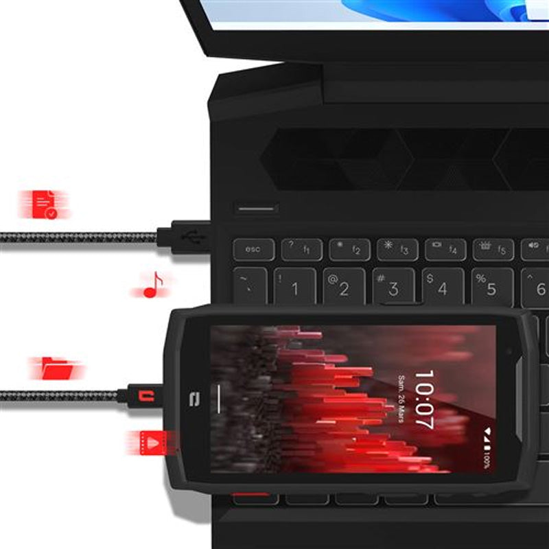 Câble Charge Rapide USB C CROSSCALL - USBC.BO.NN000