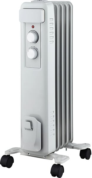 Radiateur bain d'huile - Blanc et gris - 2000W