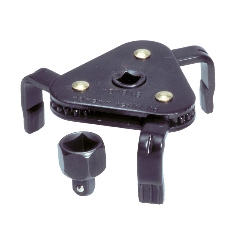 Clé araignée pour filtre à huile 3/8'' + 1/2'', diamètre 62-102 mm - KS TOOLS - 150.9313